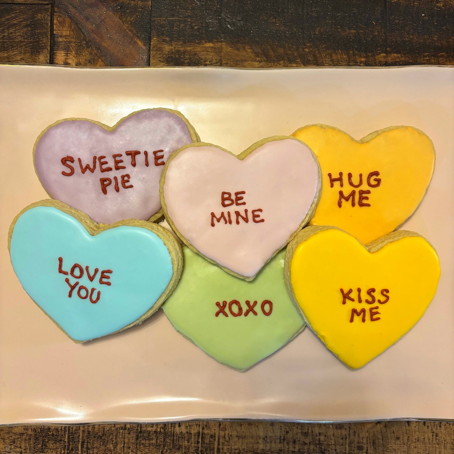 heart sugar cookies