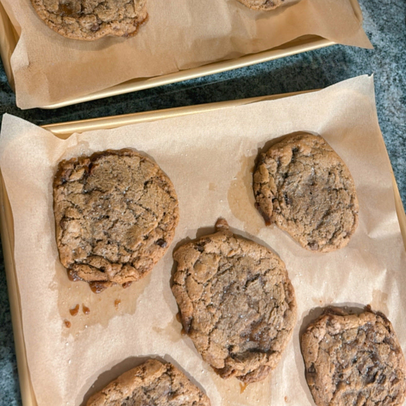 chocolate chip toffee cookies